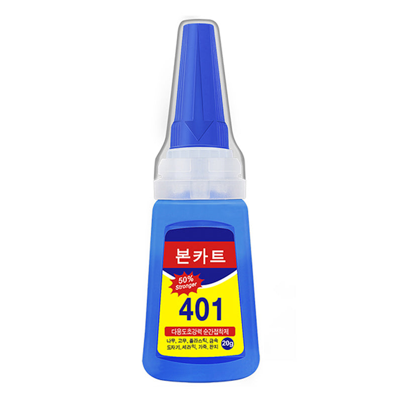 100 PCS Super Glue Dries Instantly, 401 Strong Instant Adhesive Bond Transparent All-Purpose Universal for Plastic Wood Metal Rubber Leather Manicure DIY Crafts（20g/0.7oz）